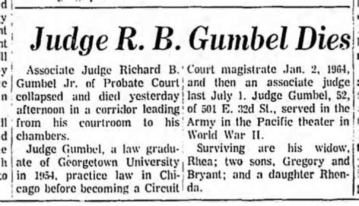Unveiling The Life And Legacy Of Judge Richard Gumbel